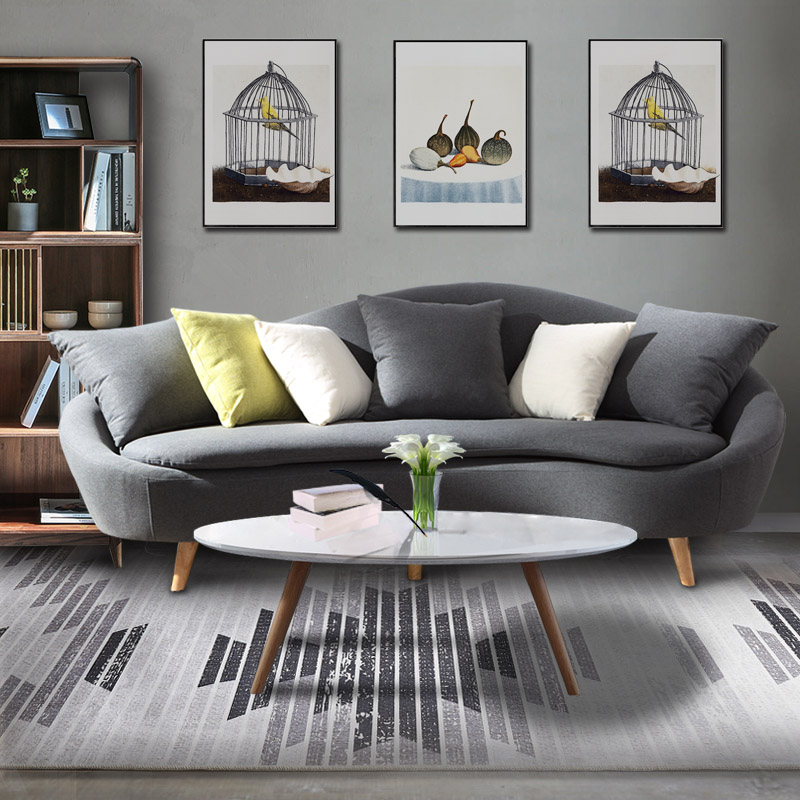 沙发现代简约韩式个性沙发创意组合异形时尚灰色沙发北欧风图片