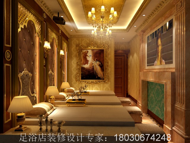 重庆足浴店设计装修之个性化-联丰九木设计