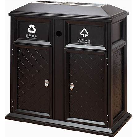 青岛古典复古垃圾桶分类垃圾箱