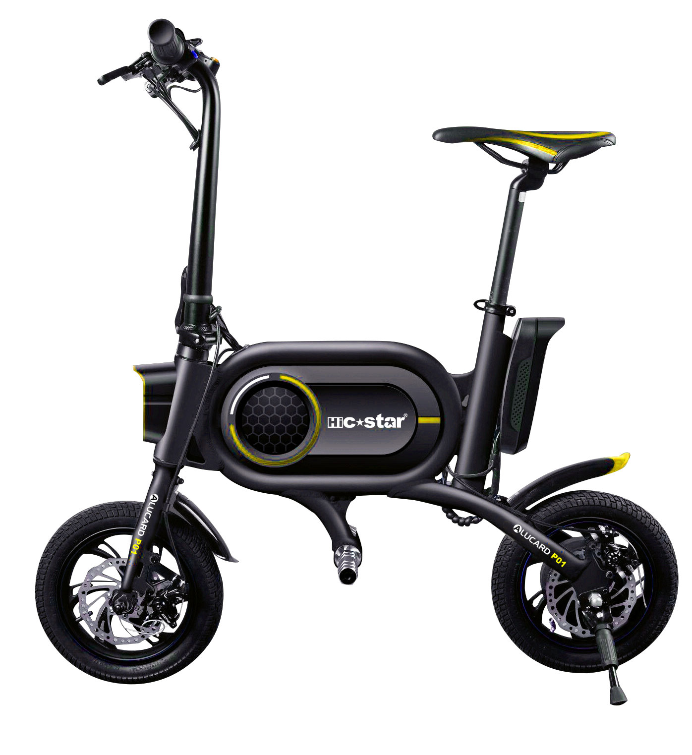 爱路卡登新款折叠电动自行车 两轮电动代步车 带USB充电口厂家直销