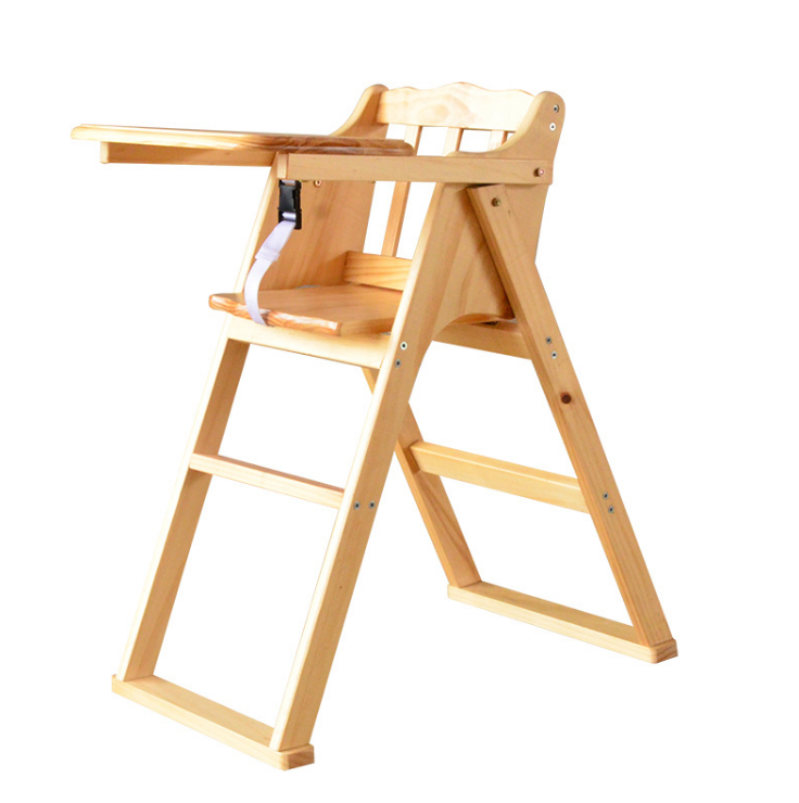 可折叠儿童餐椅实木批发