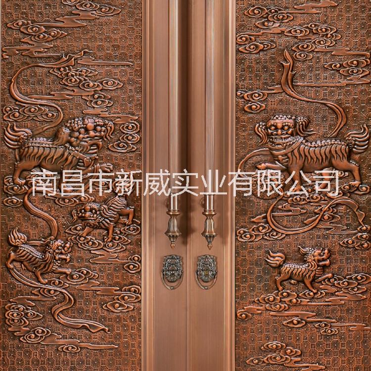 南昌市威亚盾复合中式古典别墅铜门厂家