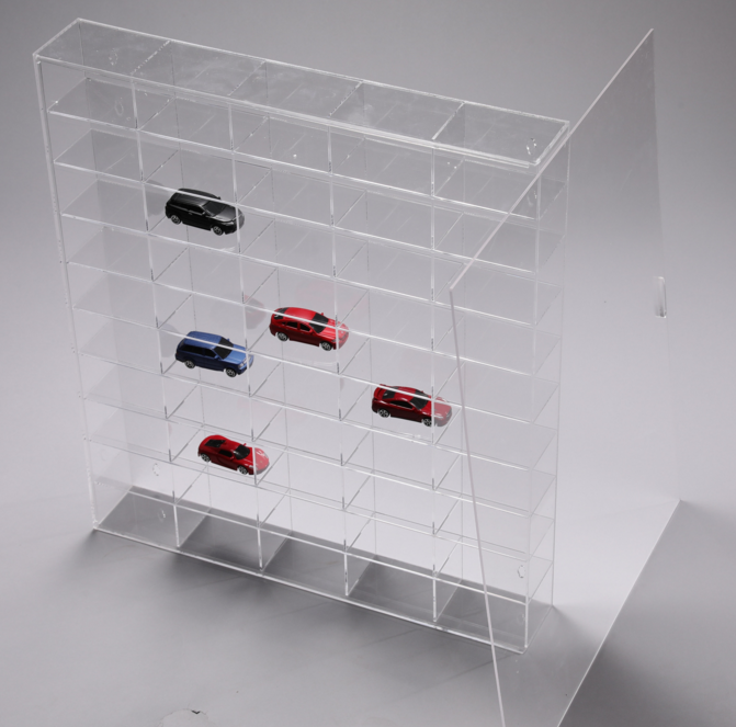 厂家定制玩具车模展示架亚克力模型收纳柜