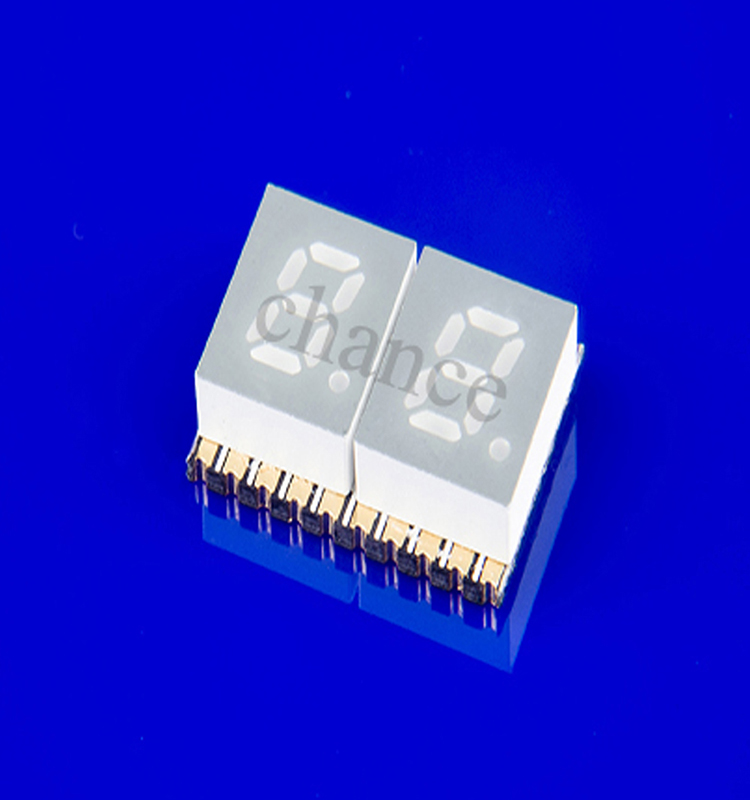 超薄贴片数码管超薄贴片数码管 贴片led数码管厂家 GS4020AB-G 0.4英寸2位贴片式数码管 蓝光