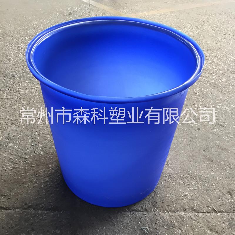300L塑料圆桶 牛筋塑料桶 300升大口径圆桶 食品级pe腌制发酵桶 周转桶图片