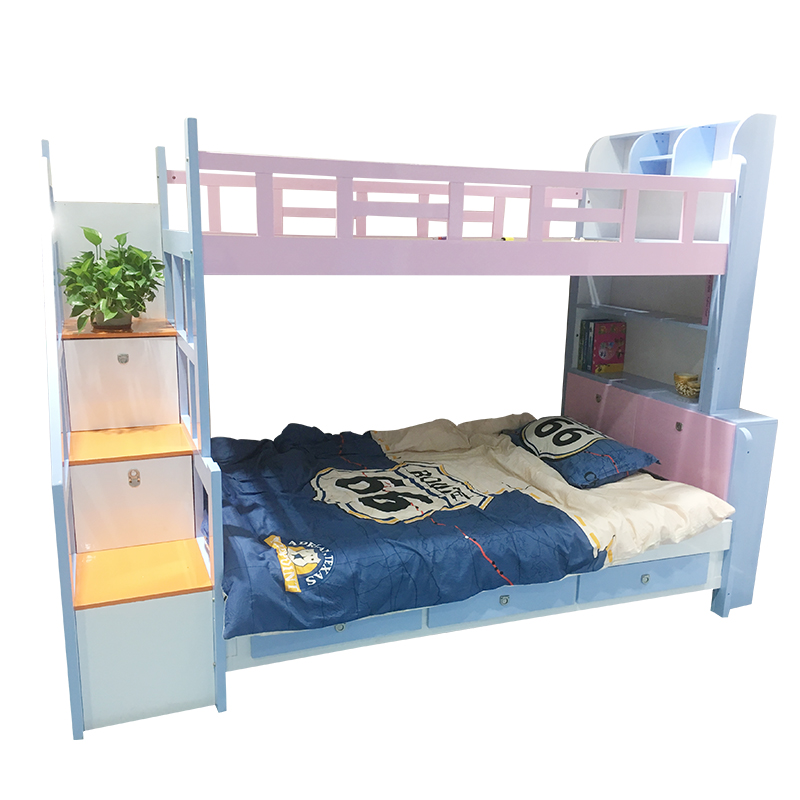 实木高低床子母床双层床上下床铺两层儿童床成人母子床  115子母床图片