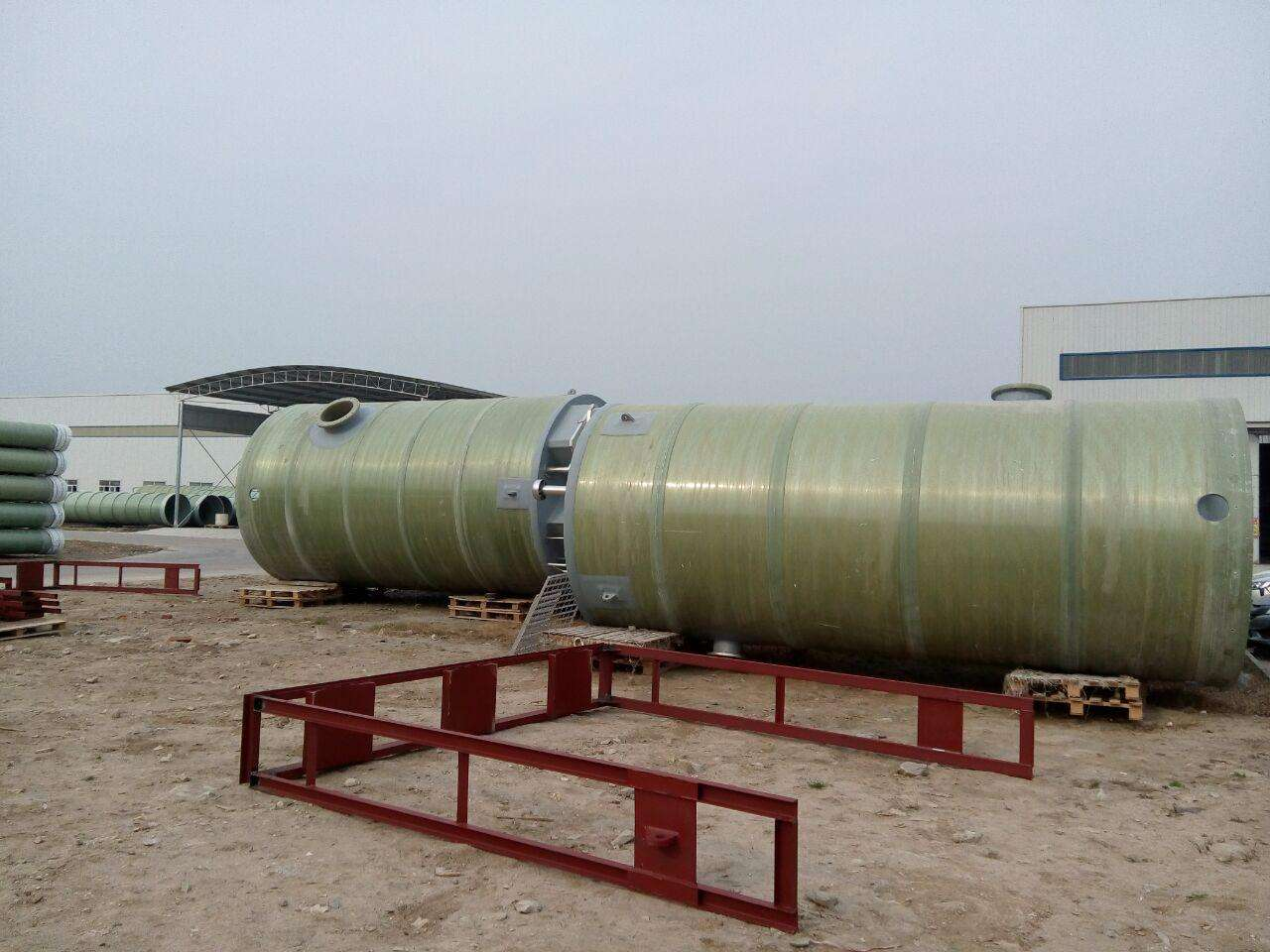 化工废水处理一体化玻璃泵站
