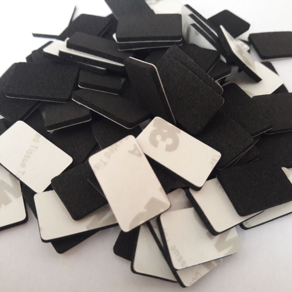 厂家直销定制EVA泡棉3m胶垫 单面自粘防滑电子产品专用eva脚垫图片