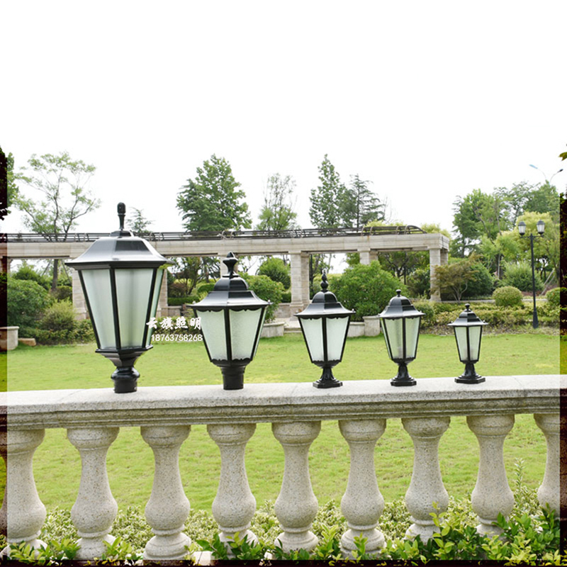 厂家生产大六角灯头  复古六角景观灯庭院灯