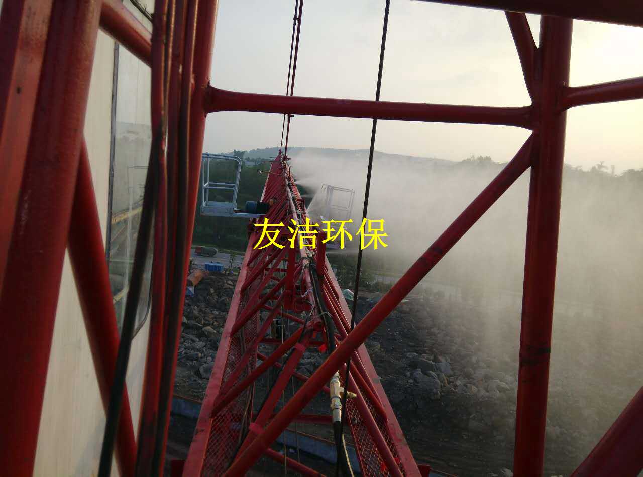 杭州工程围挡喷淋价格、工地道路降尘喷淋系统