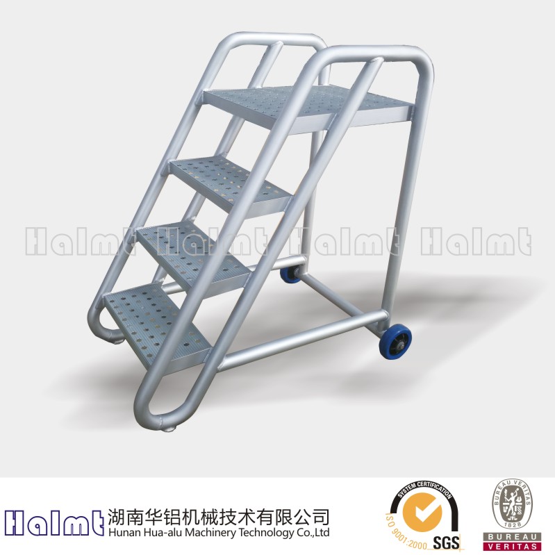 湖南厂家供应铝合金活动踏步梯 活动工作梯 登高工作梯