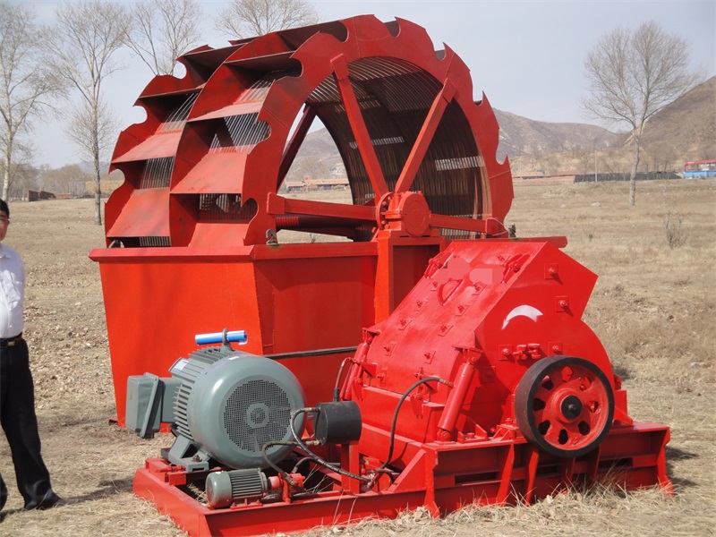 轮式洗沙机|青州永利矿沙制造时产400方轮式洗沙机图片