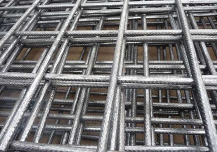 厂家生产桥梁钢筋焊接网片 建筑网片 铁丝网片 冷轧带肋钢筋焊接网片图片