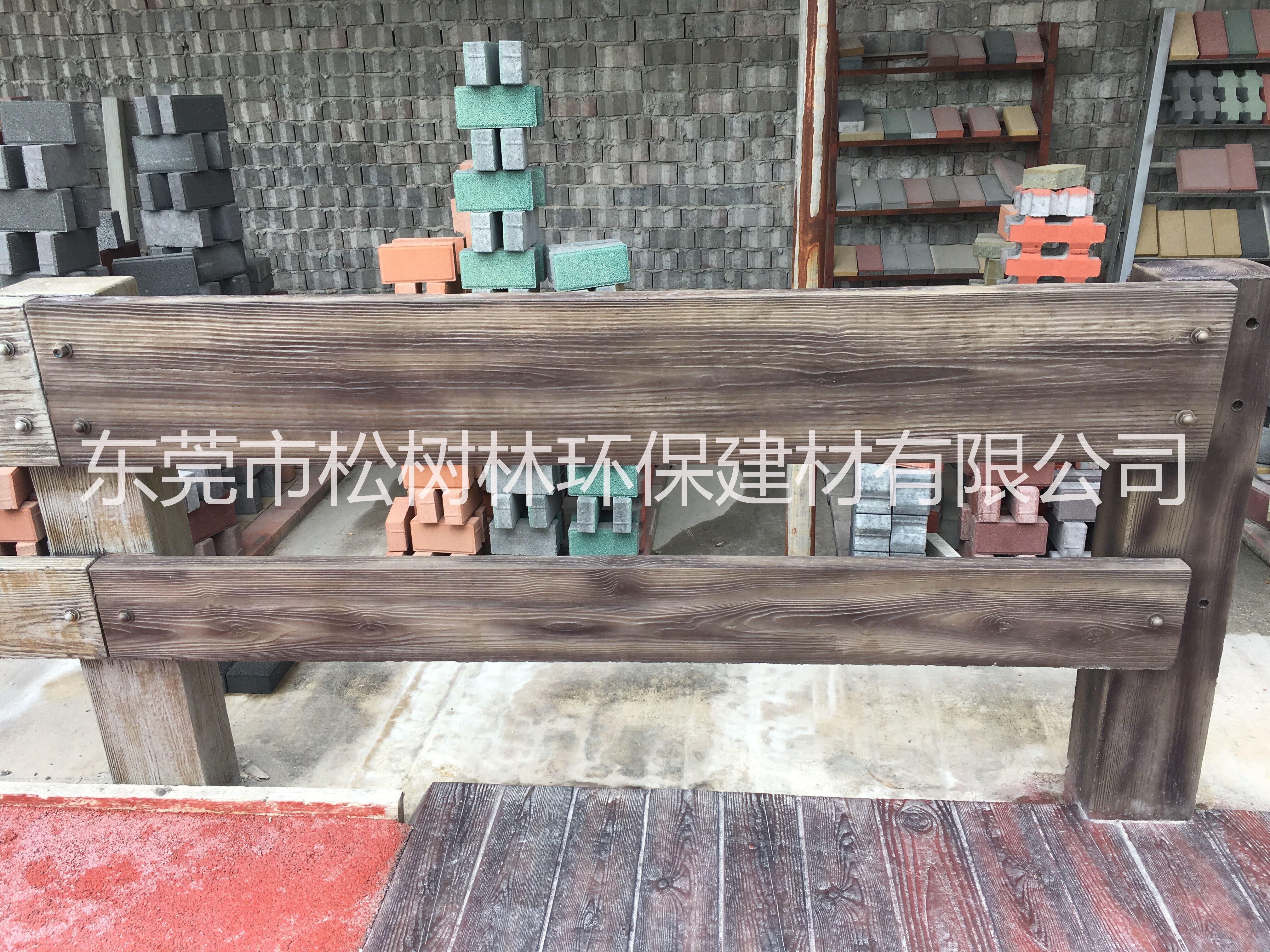 惠州市水泥仿木栏杆专业安装厂家生产仿木地板图片