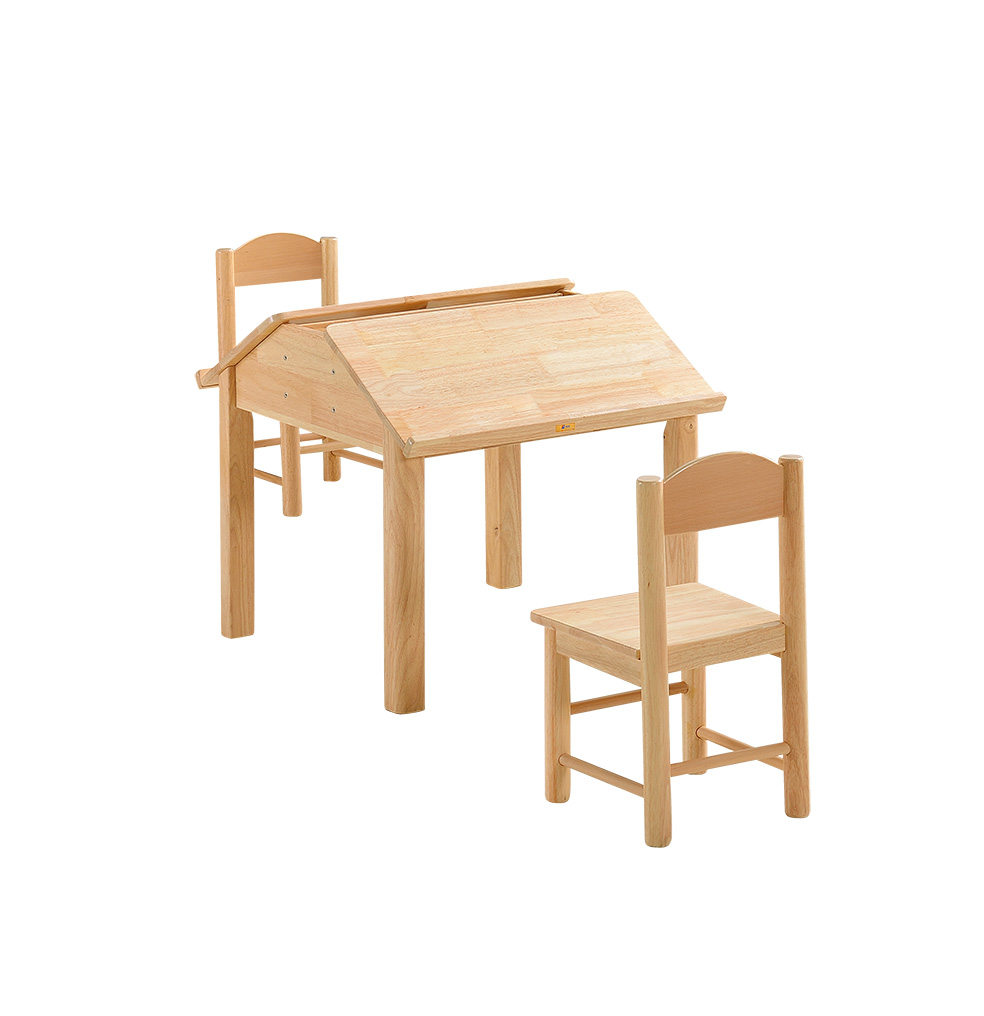 供应用于课室的幼儿桌椅 佛山智拓星幼儿园实木桌椅 佛山智拓星幼儿园实木圆柱椅