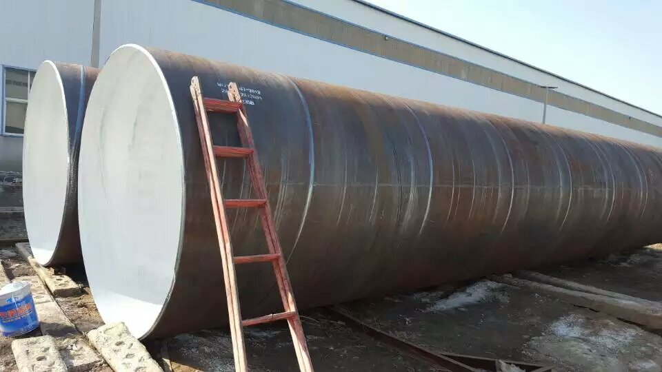沧州大口径厚壁钢管螺旋钢管-厂家--大口径3PE螺旋钢管--TPEP饮用水防腐钢管