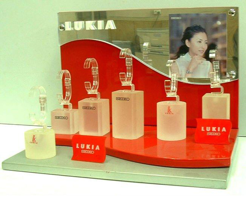 深圳腾博亚克力化妆品展示架  有机玻璃展示架 可定制图片