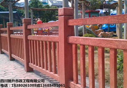 凯里市批发铸造石铁艺栏杆 喷砂栏杆复合式桥梁栏杆