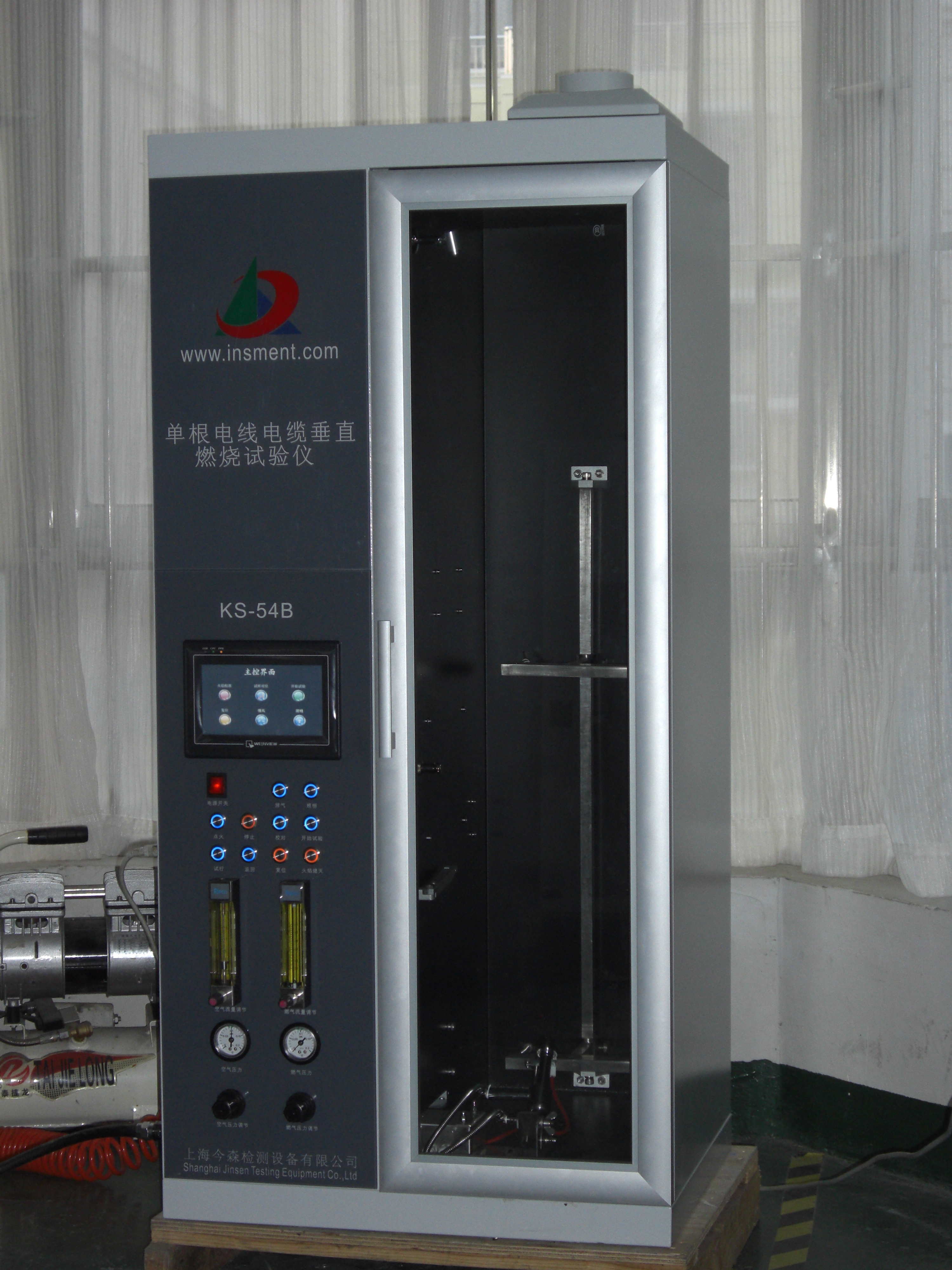 上海单根电线电缆垂直燃烧试验机厂家 单根电线电缆燃烧测试仪价格