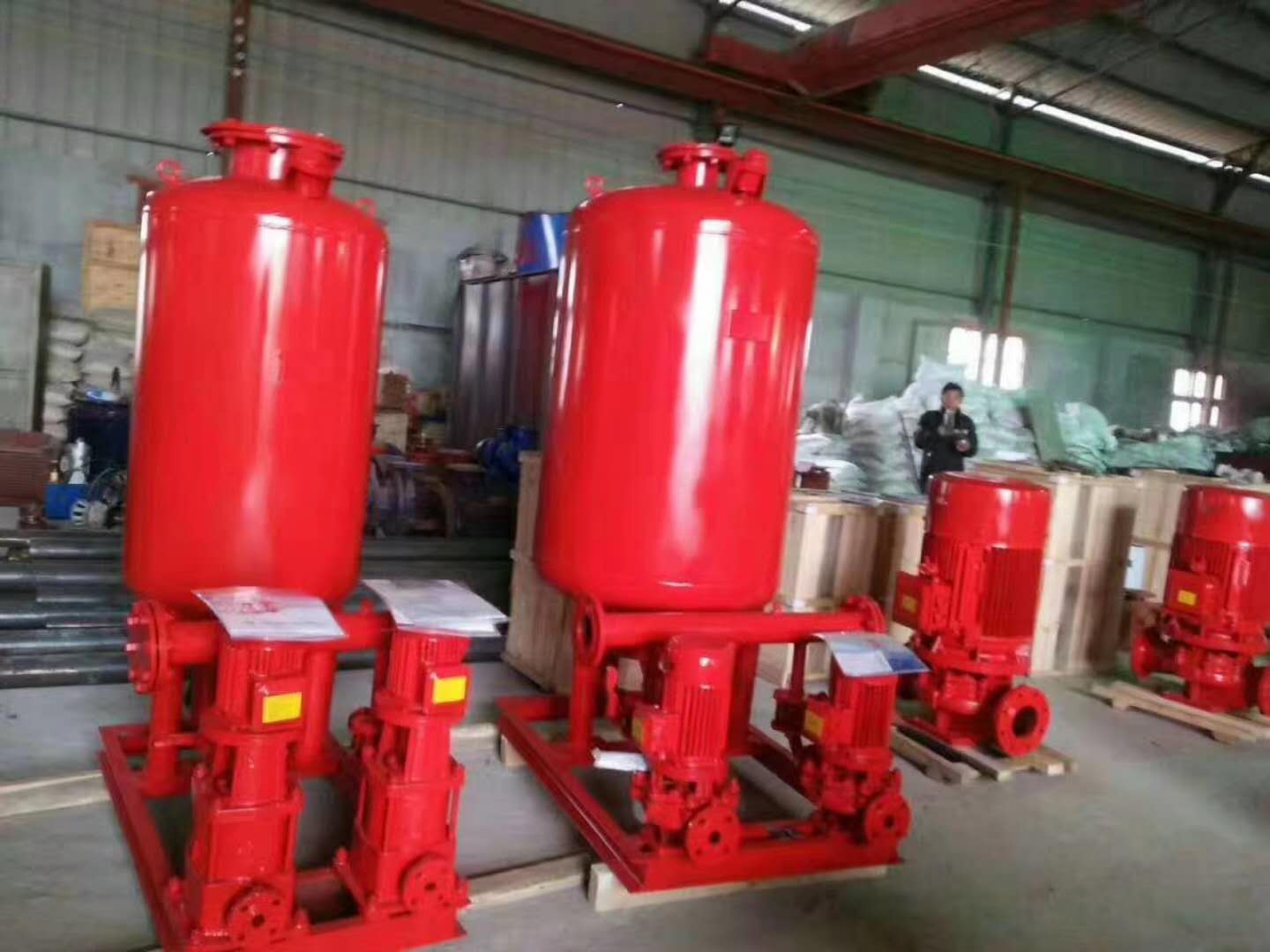 3CF齐全消防泵 立式管道水泵XBD4.2/38-150L 消防泵安装方便
