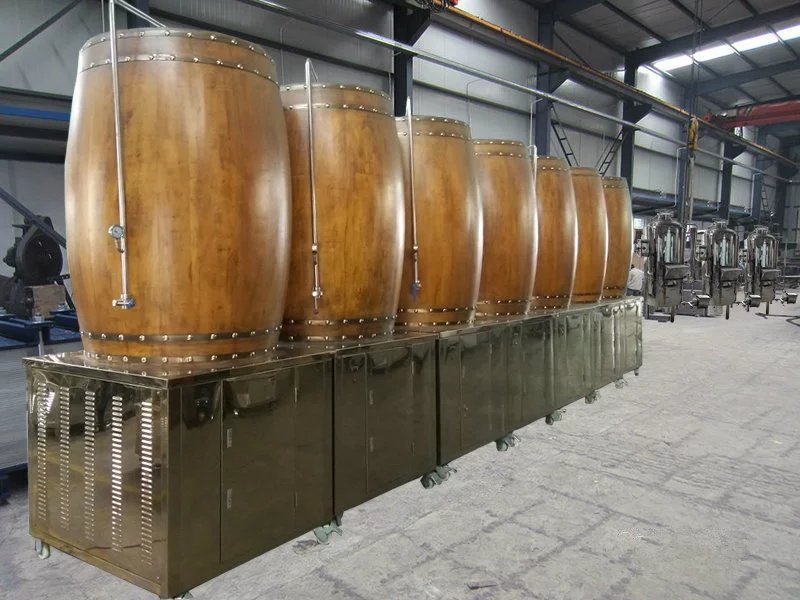 啤酒设备橡木桶发酵罐自酿啤酒设备 啤酒设备1000升橡木桶发酵罐
