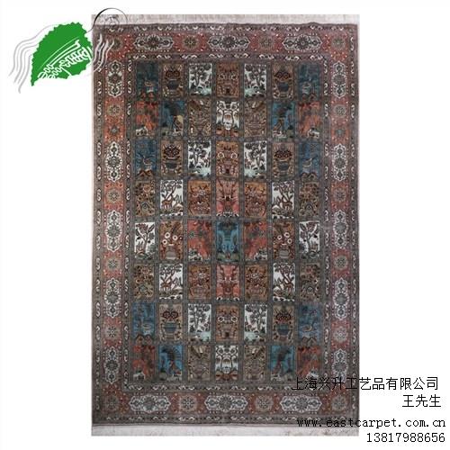 上海手工真丝地毯 上海真丝地毯厂家 上海真丝地毯怎么清洗 兴升供图片