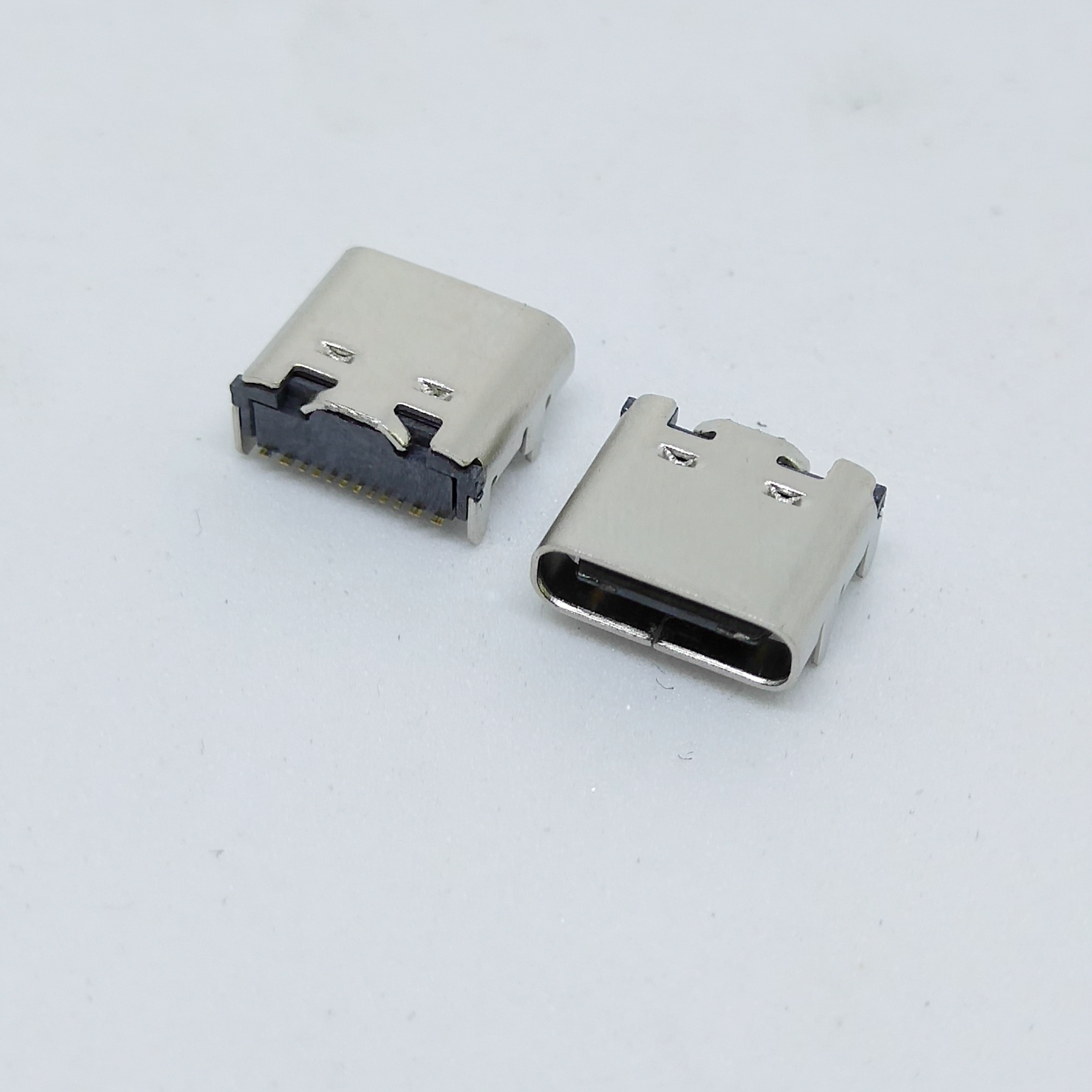 type-c3.1母座USB板上全贴SMT3.1全贴沉板16PIN连接器 type-c母座16pin图片