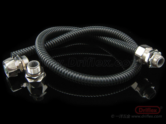 天津Driflex   低烟无卤金属软管PE包塑浪管图片