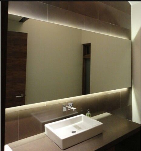 浴室镜带led灯光触摸壁挂简约洗手间卫浴圆形挂镜卫生间镜子 圆镜 圆形镜