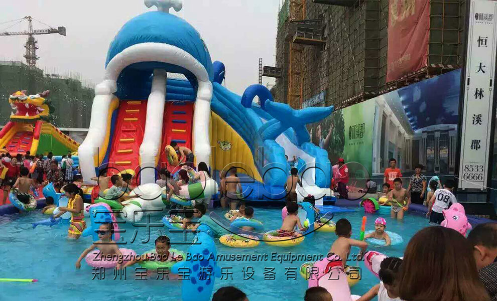 郑州宝乐宝  小鲸鱼水滑梯图片