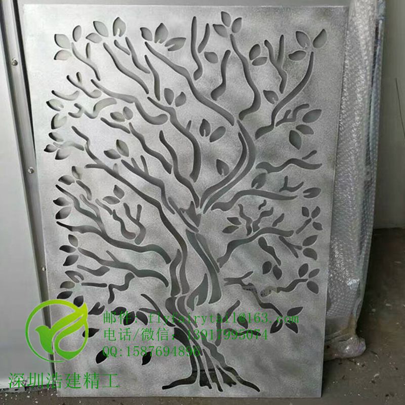 树型设计铝板贴面金属幕墙镶板2.5mm厚幕墙装饰 树型铝板图片
