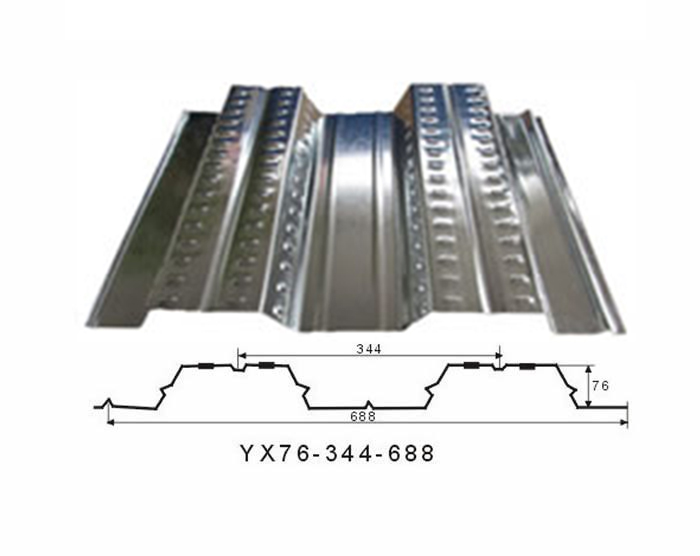开口楼承板YX76-344-688，福建压型钢板