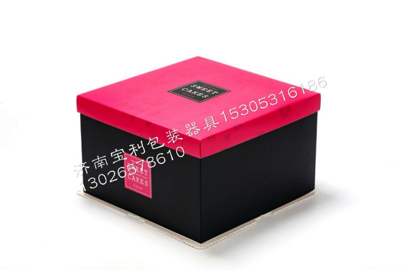 一次性包装袋外卖袋厂家  热销新款高端手提生日蛋糕盒子