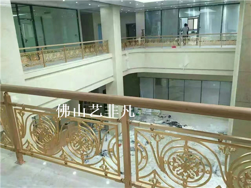 延安【供应】国际星级酒店 不锈钢玫瑰金护栏 楼梯扶手图片