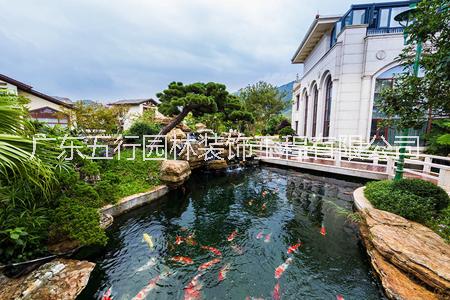 广州市五行园林庭院假山鱼池设计施工厂家