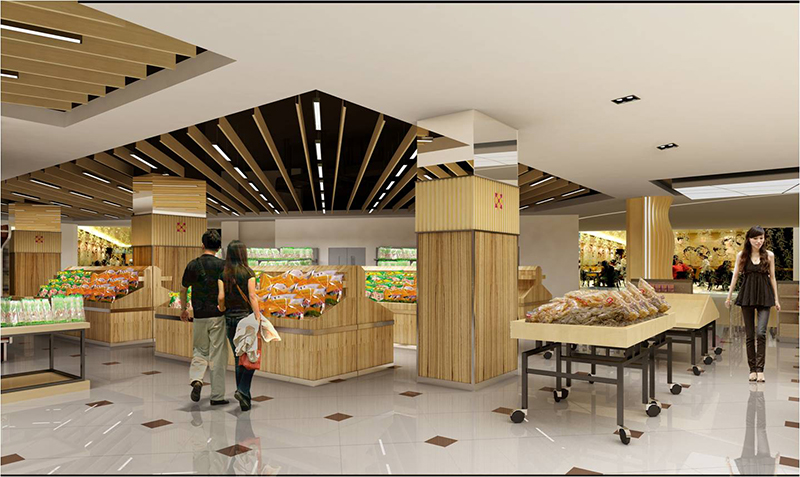 杭州小型超市设计报价|公装设计