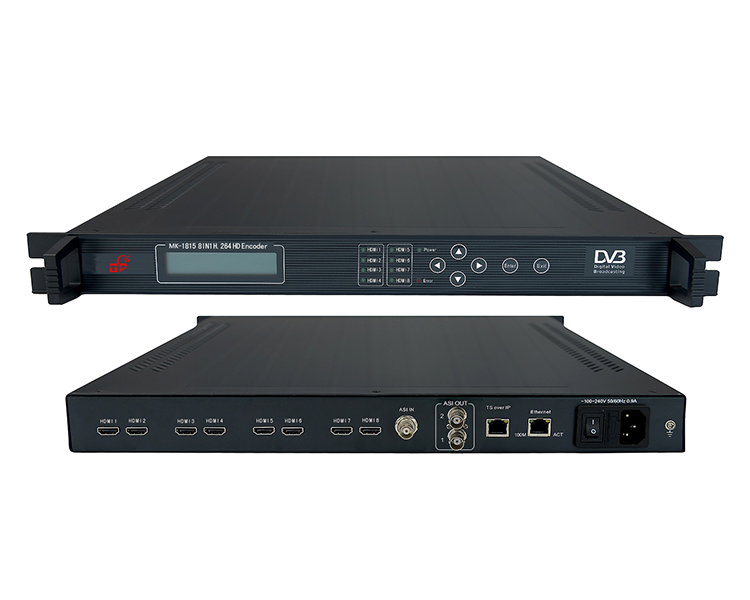供应IPTV编码器数字电视无线电视设备MK-1866八路HDMI高清编码器