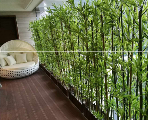 酒店隔断仿真竹子 家居隔断仿真竹子 假竹子盆栽 盆景竹子 客厅布置装饰品