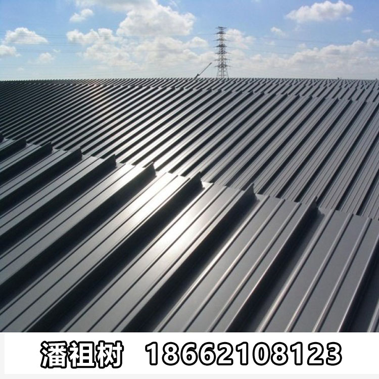 金属屋面板厂家供应0.9mm厚铝镁锰板 YX65-430型金属屋面板铝板  氟碳涂层 直立锁边