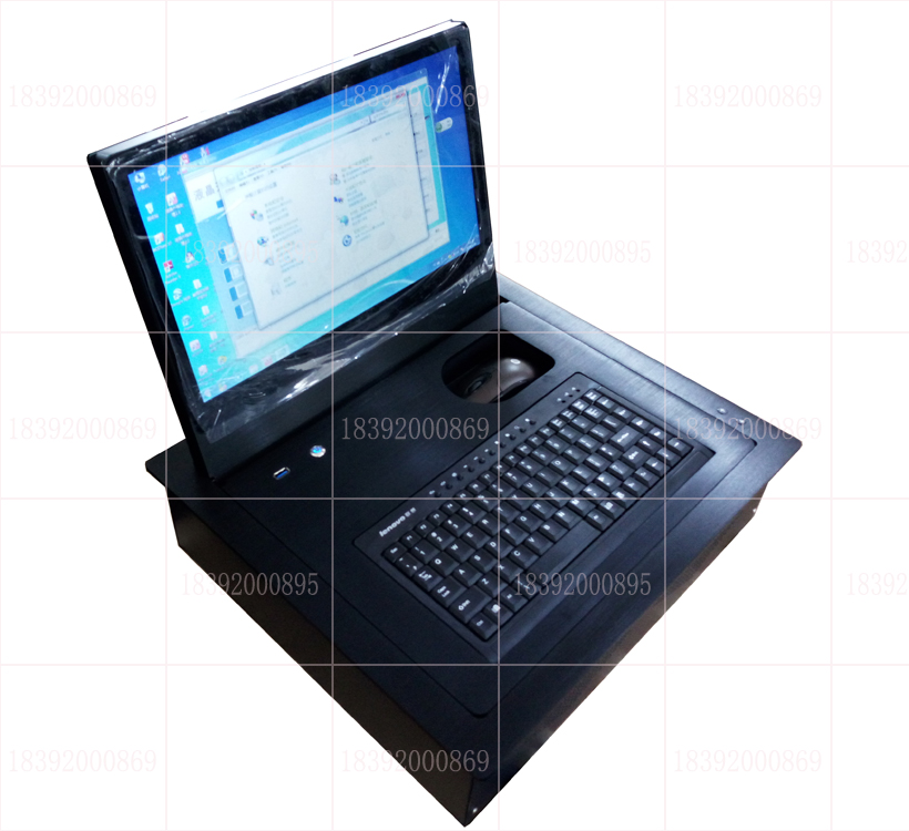 西安万唐桌面液晶屏翻转一体机屏WT185B 桌面液晶屏翻转器屏WT185B黑图片