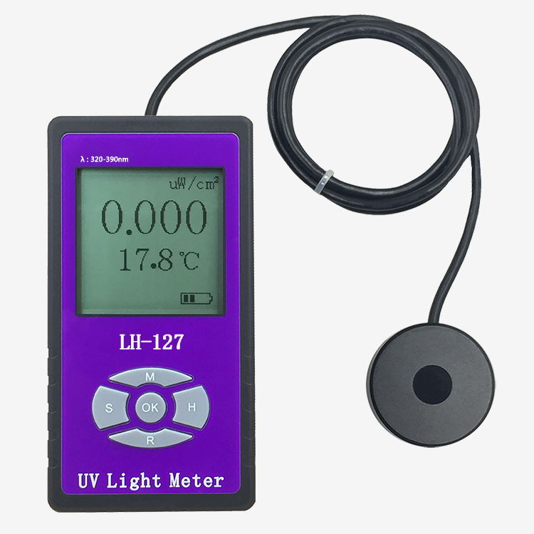 供应用于测量光率的温度曲线记录仪测试温度计屏保膜透 LH-126C 医院用紫外线辐照计