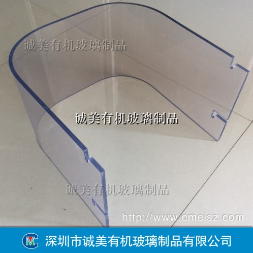 PVC弧形热弯  PVC异形折弯  深圳阻燃耐力板烤弯厂家图片