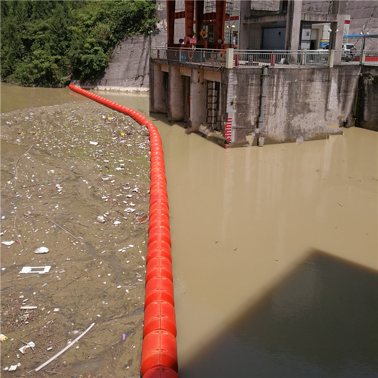 河道拦截网浮筒电站拦污排生产厂家图片