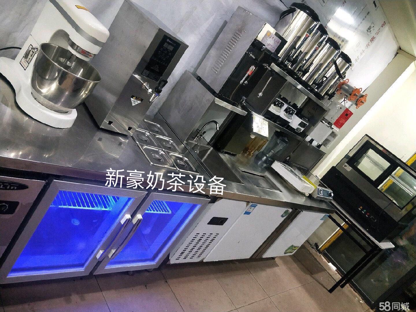 深圳市龙岗坑梓奶茶设备不锈钢水吧操作台厂家
