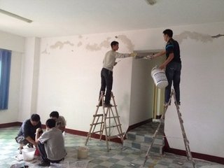 上海宝山区二手房翻新墙面粉刷翻新修补电话