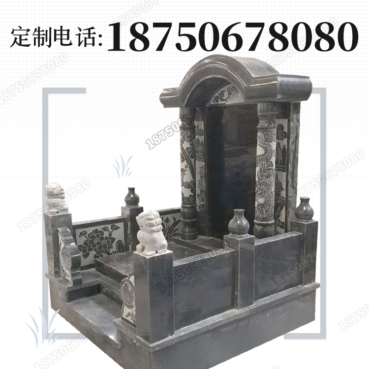 惠安石碑墓碑工厂直销 优质山西黑石雕 精美艺术雕刻 支持定做欢迎选购图片
