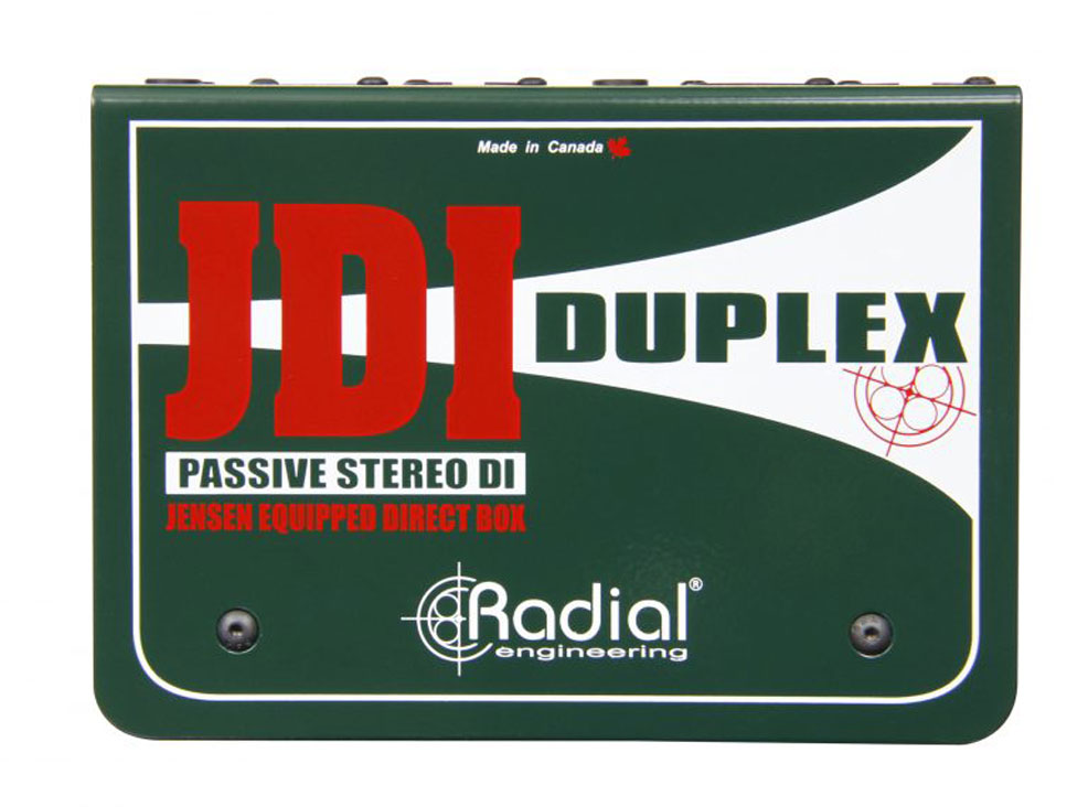Radial JDI Duplex 立体声无源 DI 直插盒 单通道DI盒 无源立体声ID盒 吉他DI盒 乐器直插盒