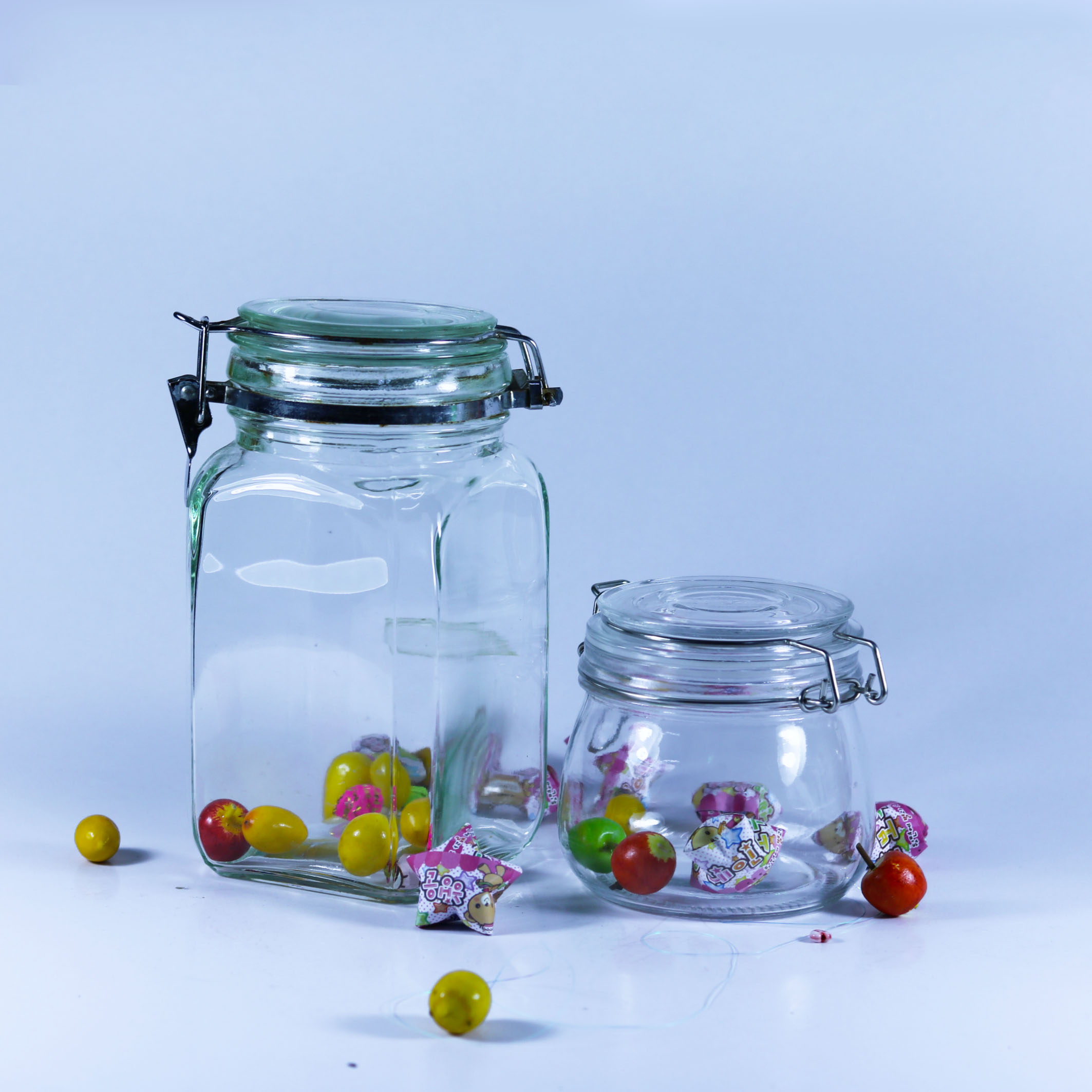供应广东深圳密封玻璃食品瓶生产供应商  密封玻璃瓶  食物包装玻璃瓶
