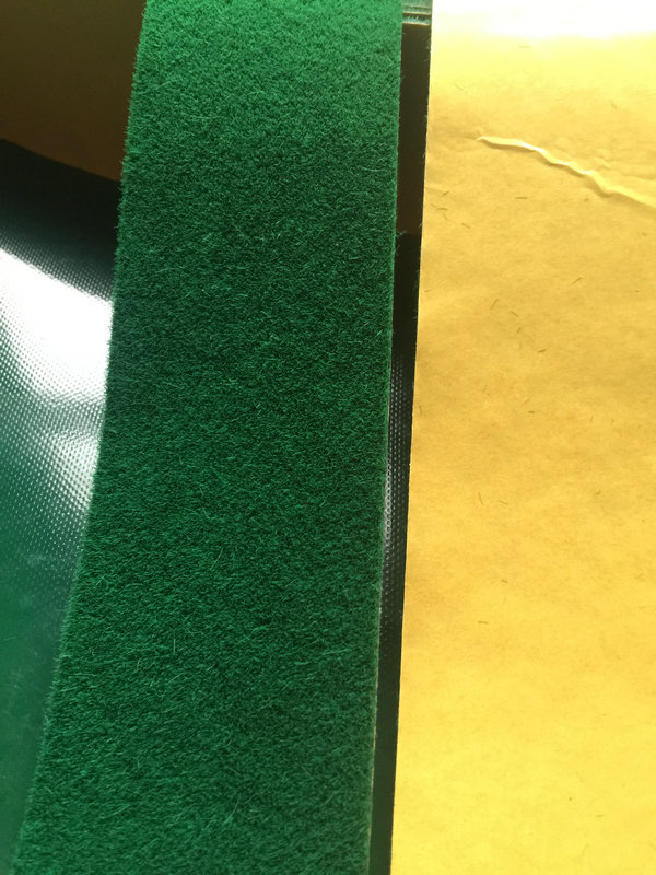 剪毛机用绿绒糙面带、绿绒布、包辊布