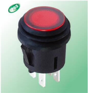 IP65防水带灯大电流按钮开关销售